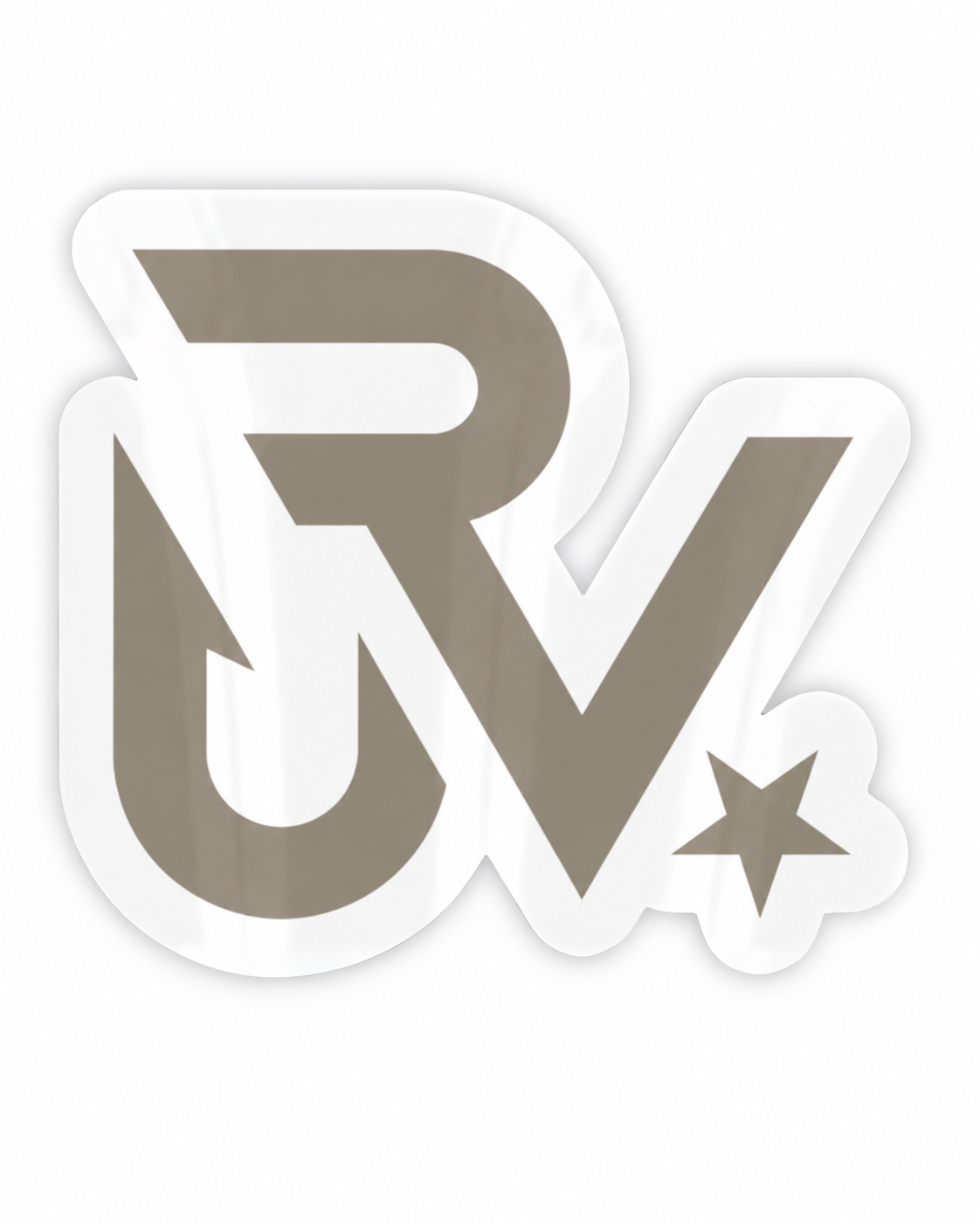RV Logo Die Cut 3.5" Sticker